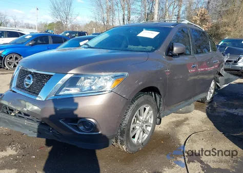 2015 Nissan Pathfinder S из США, поврежденный, VIN 5N1AR2MM1FC690587